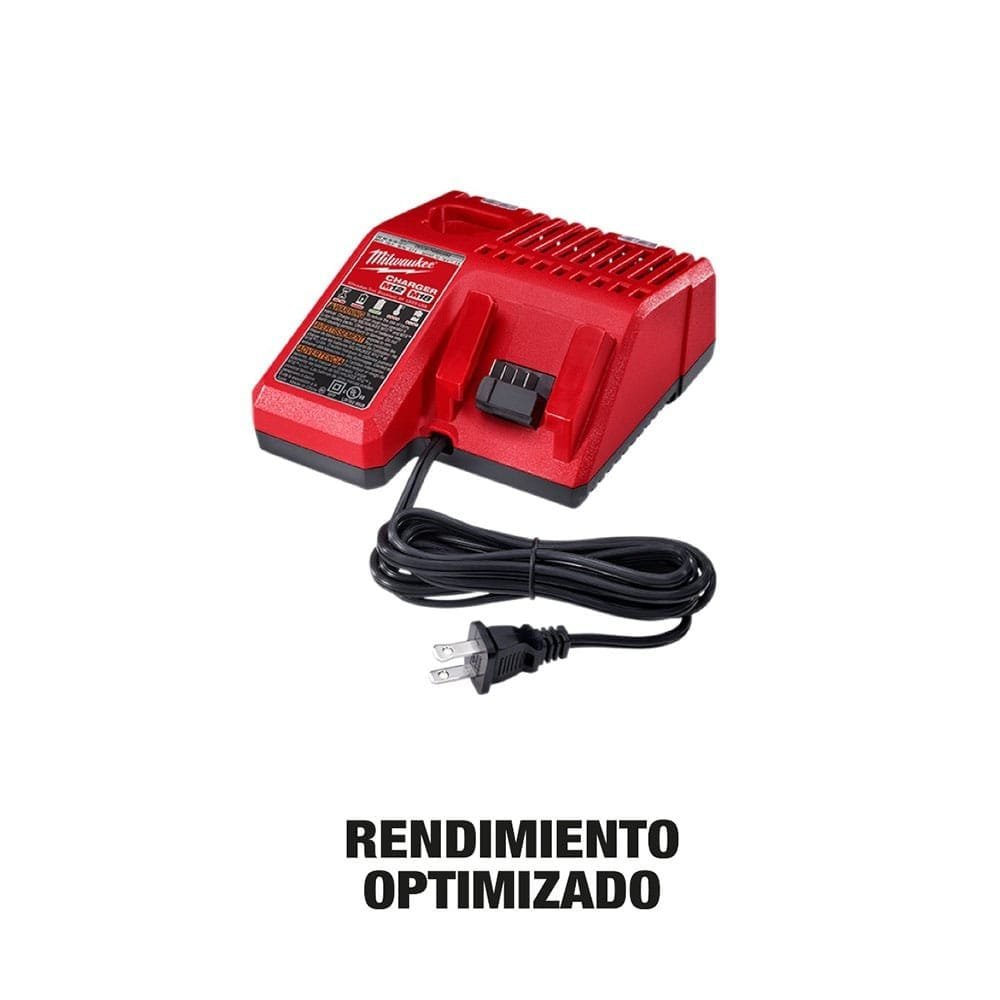 Batería Milwaukee 12Ah & Cargador Rápido Combo Kit - Image 5