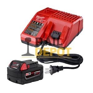 Batería Milwaukee 12Ah & Cargador Rápido Combo Kit