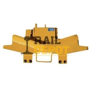 Descarrilador con Doble Fijado con Clavos a los Durmientes