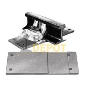 Placas correderas con Silletas ajustables